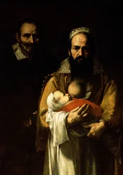 La donna barbuta che allatta, 1631 (dettaglio)